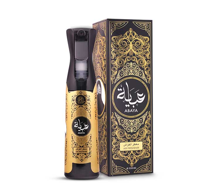 Air Freshener Abaya 320MLHome EnvironmentFill your home with a luxurious scent of sweet rose, citrus & musk…